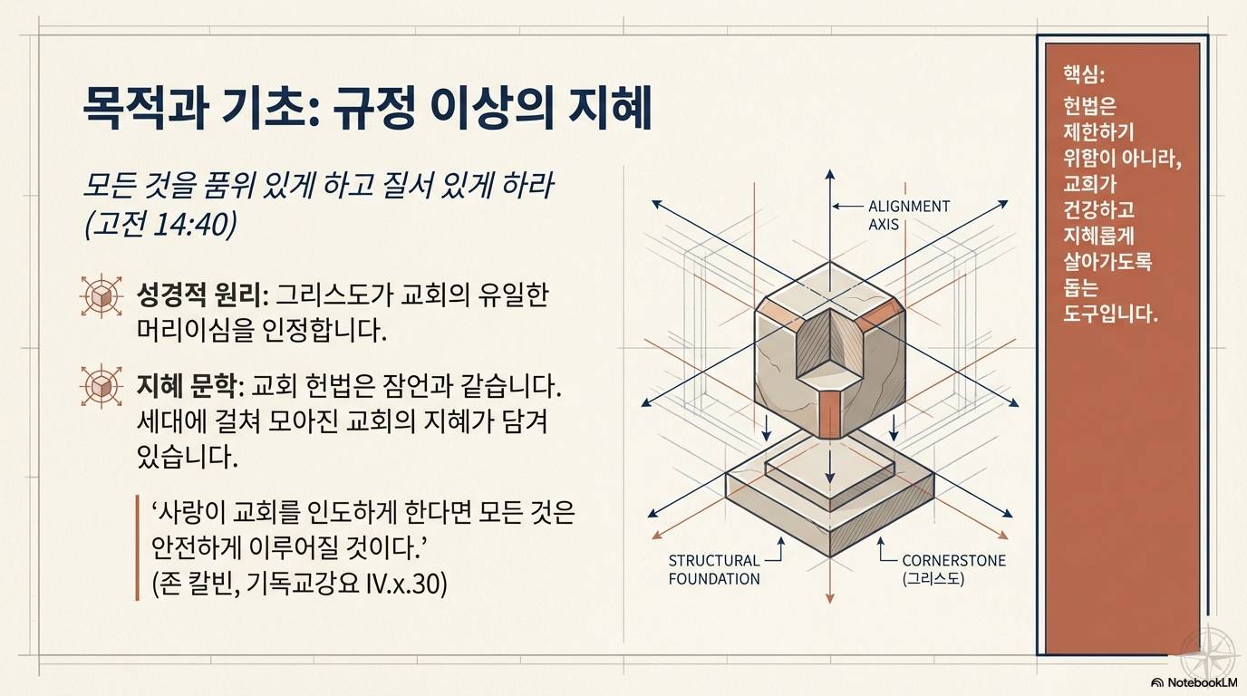 슬라이드 2: 목적과 기초: 규정 이상의 지혜