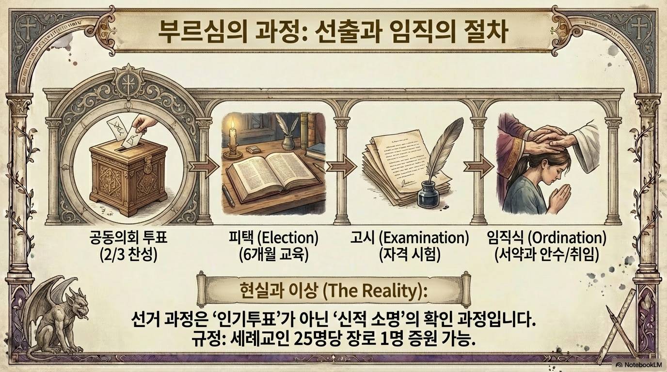 슬라이드 8: 부르심의 과정: 선출과 임직의 절차